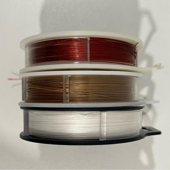 Beadalon, wildfire and bead stringing wire, bundle. - Picture 5 of 6